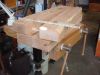 Semi-Moxon_vise_on_old_beauty_parlor_chair_base,18_inches_between_screws_and_will_go_from_36_to_45_inches_high_.JPG
